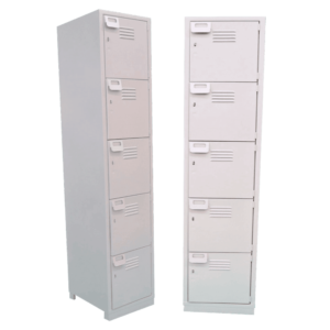 Locker de 5 puertas con ventilas